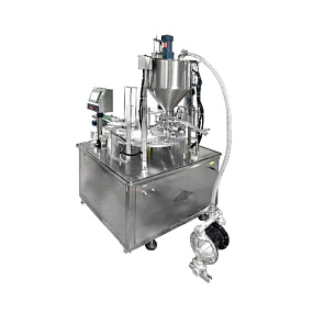 Роторный станок для розлива жидкости в стаканы DS-250H